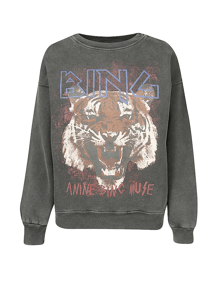 ANINE BING Sweater Tiger schwarz